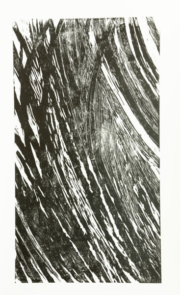 Gravures & estampes intitulée "Sans titre 2" par Jean Pommerolle, Œuvre d'art originale, Xylographie