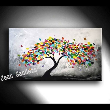 Painting titled "JEAN SANDERS --- 14…" by Jean Sanders, Original Artwork, Acrylic