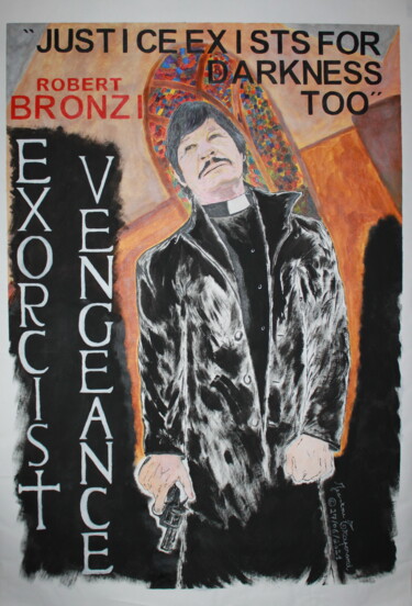 Peinture intitulée "Exorciste Vengeance" par Jeantou, Œuvre d'art originale, Acrylique