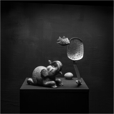 Fotografía titulada "Nature morte numéro…" por Jean Turco, Obra de arte original, Fotografía analógica Montado en Aluminio