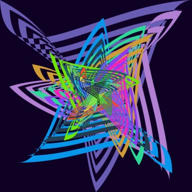 Цифровое искусство под названием "Pattern Tower - #14…" - Jeb Gaither, Подлинное произведение искусства, 2D Цифровая Работа