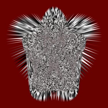 Digital Arts με τίτλο "Sparkling Flask # 1…" από Jeb Gaither, Αυθεντικά έργα τέχνης, 2D ψηφιακή εργασία