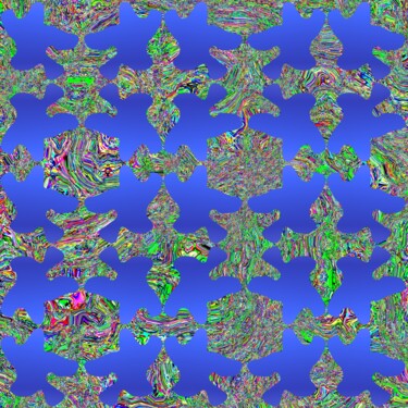 Digitale Kunst mit dem Titel "Ornaments 2 #1566" von Jeb Gaither, Original-Kunstwerk, 2D digitale Arbeit