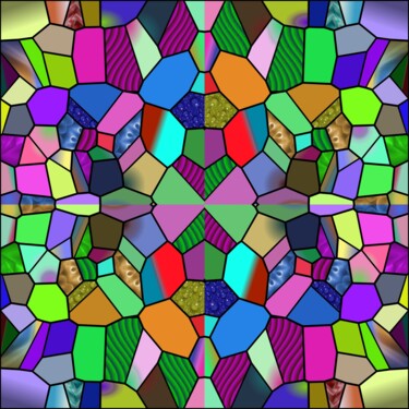 Arts numériques intitulée "Color Reflections #…" par Jeb Gaither, Œuvre d'art originale, Travail numérique 2D