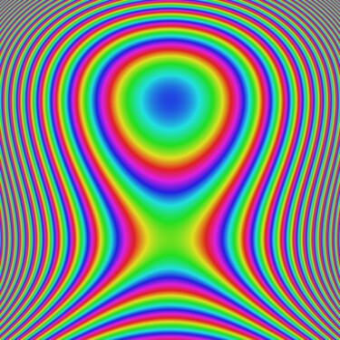 Grafika cyfrowa / sztuka generowana cyfrowo zatytułowany „Colorful Abstractio…” autorstwa Jeb Gaither, Oryginalna praca, 2D…