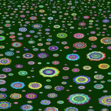 Digital Arts titled "Field of Flowers #1…" by Jeb Gaither, Original Artwork, 2D Digital Work