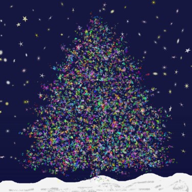 Цифровое искусство под названием "Merry Christmas #16…" - Jeb Gaither, Подлинное произведение искусства, 2D Цифровая Работа