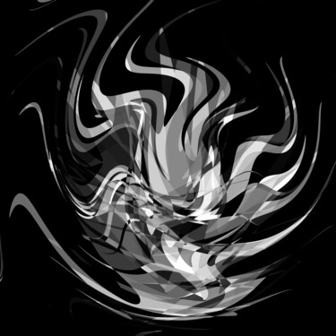 Arts numériques intitulée "Smoke #1623" par Jeb Gaither, Œuvre d'art originale, Travail numérique 2D