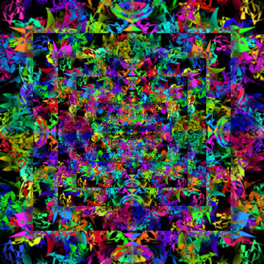 Digital Arts titled "Colorful Abstractio…" by Jeb Gaither, Original Artwork, 2D Digital Work