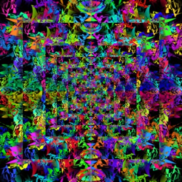 Arts numériques intitulée "Colors to Somewhere…" par Jeb Gaither, Œuvre d'art originale, Travail numérique 2D