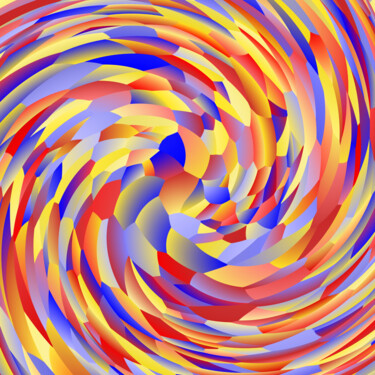 Digital Arts titled "Swirl #1682" by Jeb Gaither, Original Artwork, 2D Digital Work