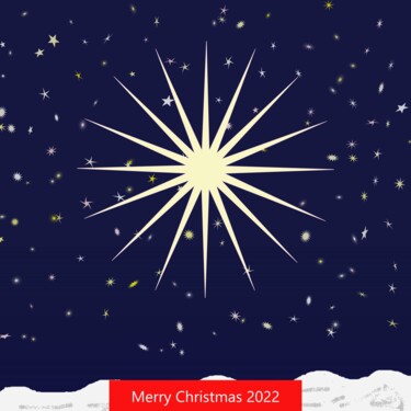 Digital Arts titled "Merry Christmas 2022" by Jeb Gaither, Original Artwork, 2D Digital Work