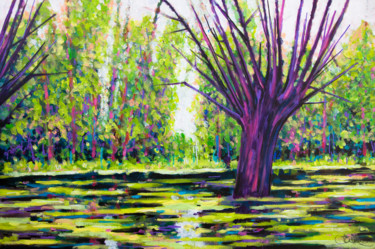 Painting titled "Willow 2017-975" by Jakub Jecminek, Original Artwork, Acrylic