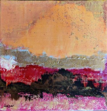 Painting titled "Paysage abstrait, o…" by Salgar, Original Artwork, Acrylic