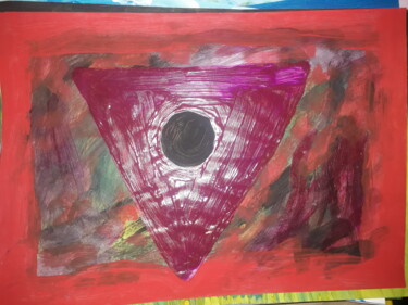 Pintura titulada "O triangulo da vida…" por Jedaylson Rodrigues, Obra de arte original, Gouache