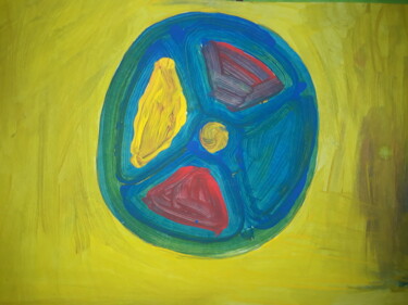 Peinture intitulée "A 1° roda" par Jedaylson Rodrigues, Œuvre d'art originale, Aquarelle