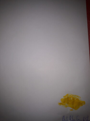 Pintura titulada "O BEIJO Amarelo" por Jedaylson Rodrigues, Obra de arte original, Gouache