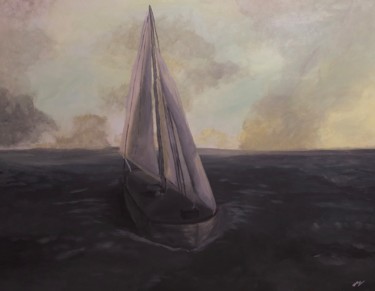 Painting titled "What Lies Ahead" by Jason Vandemark, Original Artwork, Acrylic