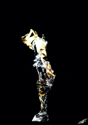 Sculpture titled "Flamme" by Jef, Original Artwork