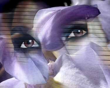 Arte digital titulada "Esos Ojos" por Jeff Griffiths, Obra de arte original, Foto-montaje
