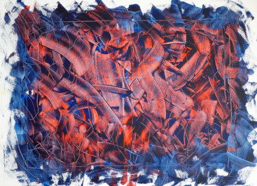 Peinture intitulée ""sentir"" par Jeff Andreotti, Œuvre d'art originale, Acrylique