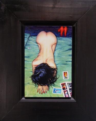 Pintura intitulada ""Untitled" (nude)" por Jeff Cornish, Obras de arte originais, Acrílico