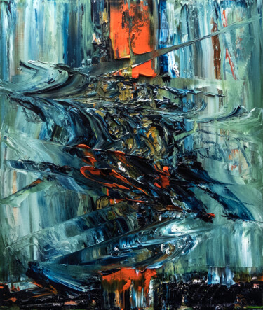 Peinture intitulée "CITADEL 37" par Jeff Grimal, Œuvre d'art originale, Huile