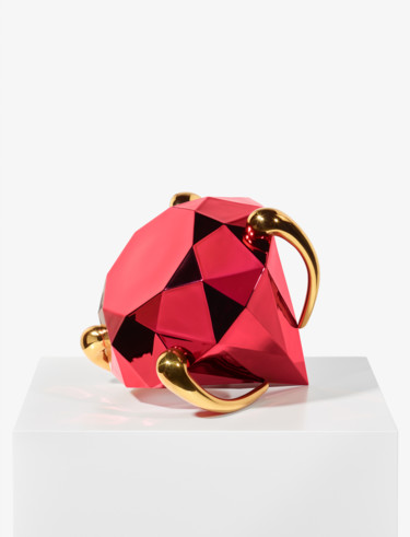 Diamond Red Γλυπτική με τίτλο "Diamond Red" από Jeff Koons, Αυθεντικά έργα τέχνης, Κεραμικά