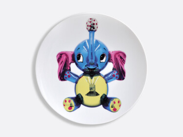 Scultura intitolato "Coupe Elephant" da Jeff Koons, Opera d'arte originale, Ceramica