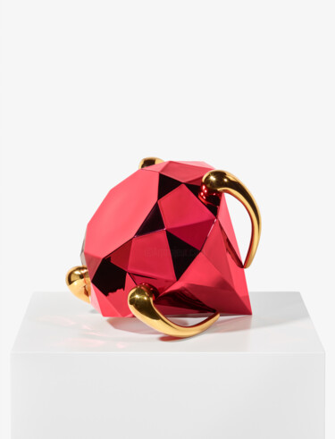 "Diamond Red" başlıklı Heykel Jeff Koons tarafından, Orijinal sanat, Seramik