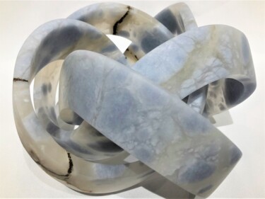 Sculpture titled "Entwined" by Jeff Rosenfeld, Original Artwork, Stone