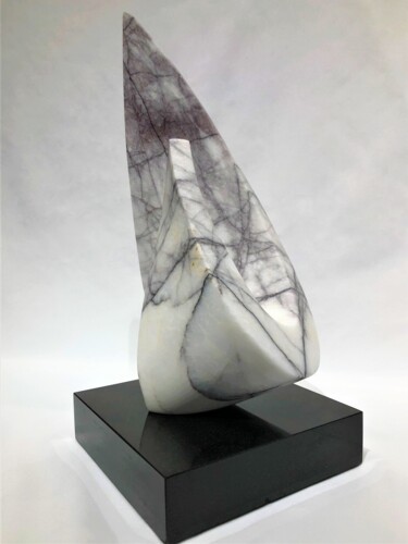 Sculpture titled "Rebirth" by Jeff Rosenfeld, Original Artwork, Stone
