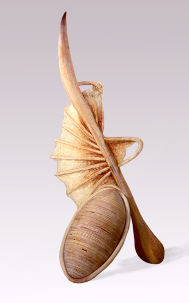 Vessel #12—Belly of the Beast Sculpture titled "Vessel #12—Belly of…" by Jeff Key, Original Art, Wood