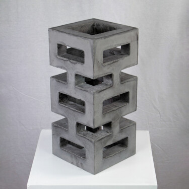 Skulptur mit dem Titel "PT-1127" von Jeffrey Arts, Original-Kunstwerk, Beton