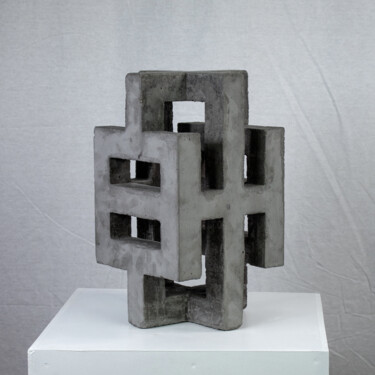 Скульптура под названием "PT-3664" - Jeffrey Arts, Подлинное произведение искусства, бетон