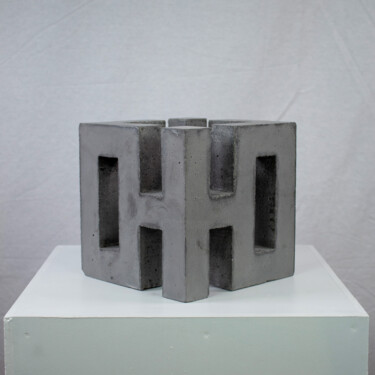 Skulptur mit dem Titel "PT-4381" von Jeffrey Arts, Original-Kunstwerk, Beton