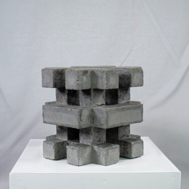 Скульптура под названием "PT-7653" - Jeffrey Arts, Подлинное произведение искусства, бетон