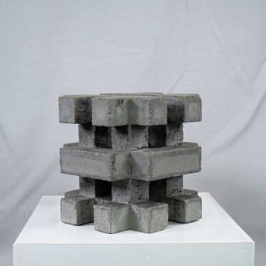 Sculptuur getiteld "PT-7653" door Jeffrey Arts, Origineel Kunstwerk, Beton