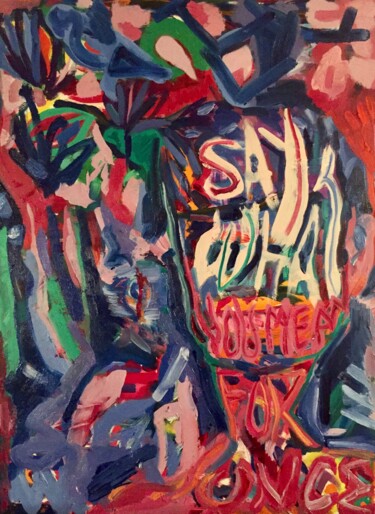 Pintura titulada "Persona non grata" por Jeffry Burke, Obra de arte original, Oleo Montado en Bastidor de camilla de madera