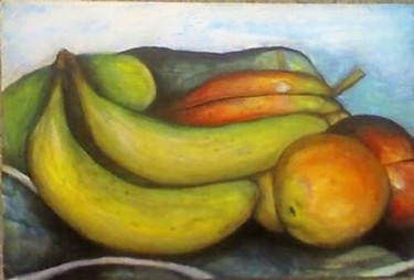 Painting titled "Fruits Frais de Mia…" by Jeff Sterling, Original Artwork, Oil