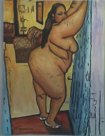 Painting titled "BBW-Welcome Home Ba…" by Jeff Sterling, Original Artwork, Oil