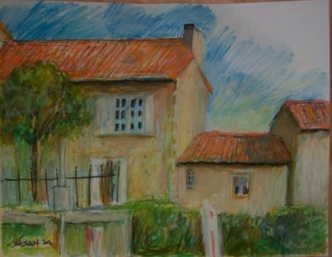 Painting titled "Poitiers France Stu…" by Jeff Sterling, Original Artwork, Oil