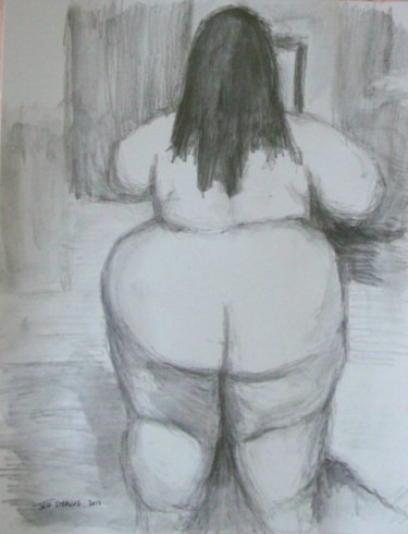 Painting titled "SSBBW-Super Sized B…" by Jeff Sterling, Original Artwork, Oil