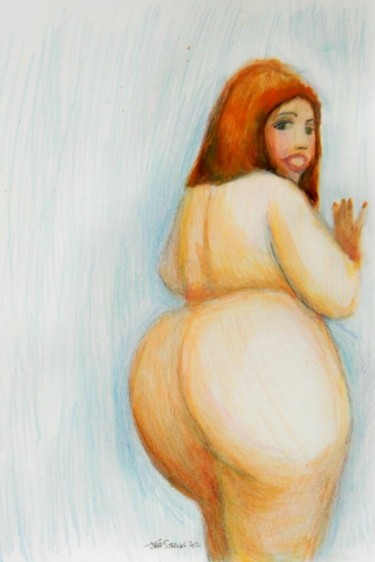 Painting titled "BBW-Reds" by Jeff Sterling, Original Artwork, Oil