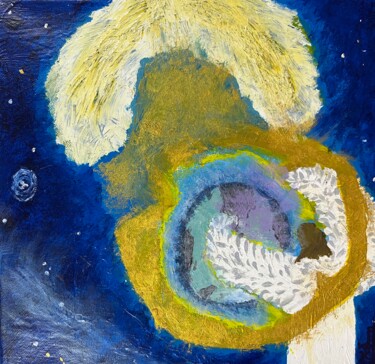 Картина под названием "Nous sommes pareils…" - Jehan Bassigny, Подлинное произведение искусства, Акрил Установлен на Деревян…