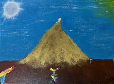 Картина под названием "Élu, ou pas ?" - Jehan Bassigny, Подлинное произведение искусства, Акрил Установлен на Деревянная рам…