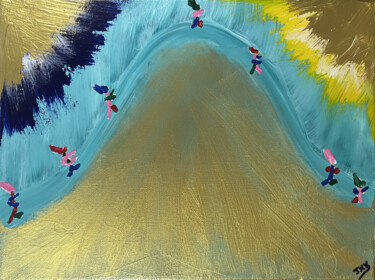 Картина под названием "Nous sommes tous de…" - Jehan Bassigny, Подлинное произведение искусства, Акрил Установлен на Деревян…