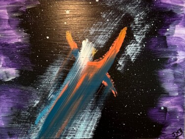 Pintura titulada "Hâte de l'Ascension" por Jehan Bassigny, Obra de arte original, Acrílico Montado en Bastidor de camilla de…