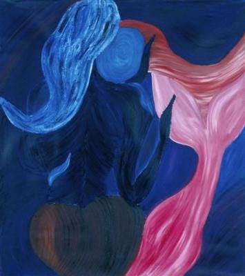 Painting titled "les-sirenes(mermaid…" by Marco Brown, Original Artwork