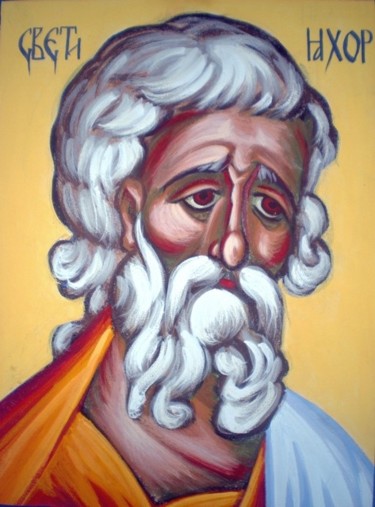 Painting titled "Sv. Nahor" by Miloje84, Original Artwork